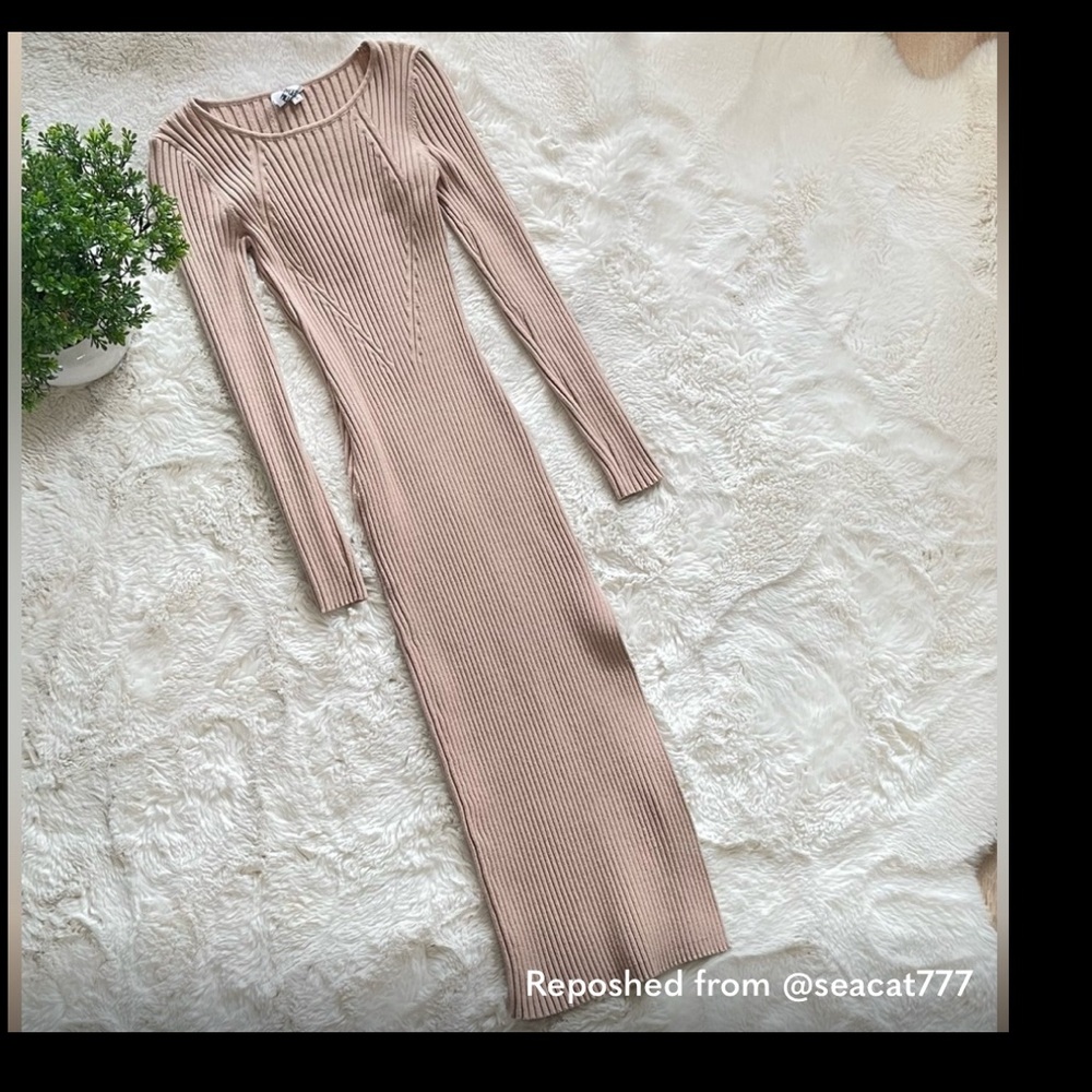 Prince Beige and Light Blue Long Sleeve Dress Duo - Picture 3 of 16